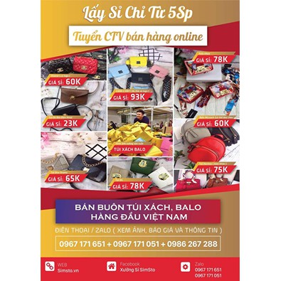 Combo Túi xách Hằng Võ GHTK