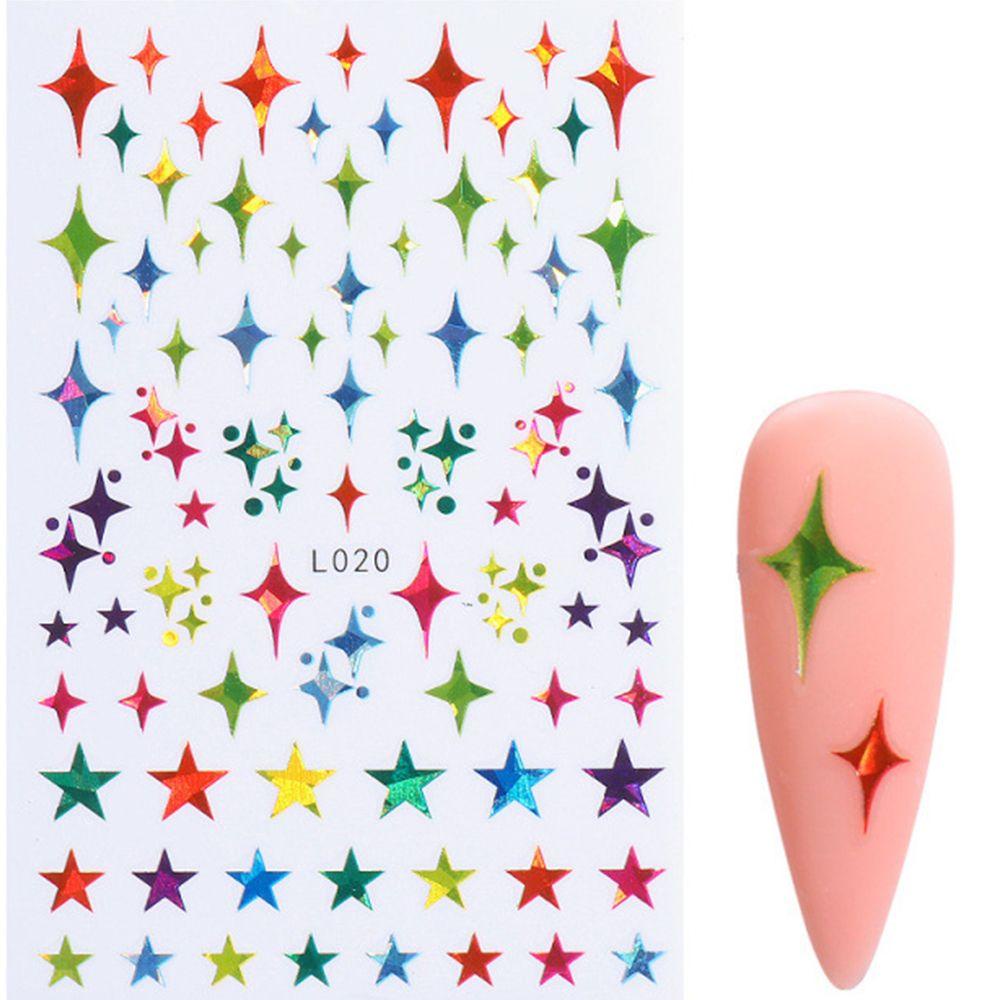 Miếng Dán Trang Trí Móng Tay 3D Hình Hoa Lá Mùa Thu Năm Mới