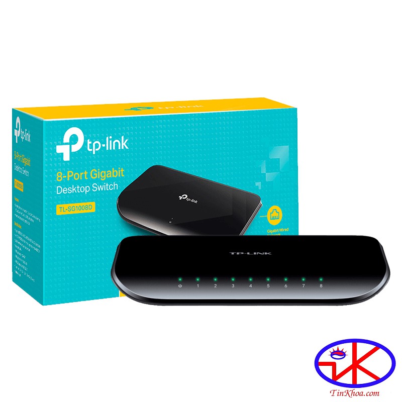 Thiết bị chia mạng 8 cổng ( Hub) TP-Link TL-SG1008D tốc độ 10/100/1000Mbps