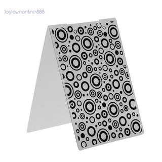 Joe✰ 1pc Jingling Bell Plastic Embossing Folder Template For Scrapbooking DIY