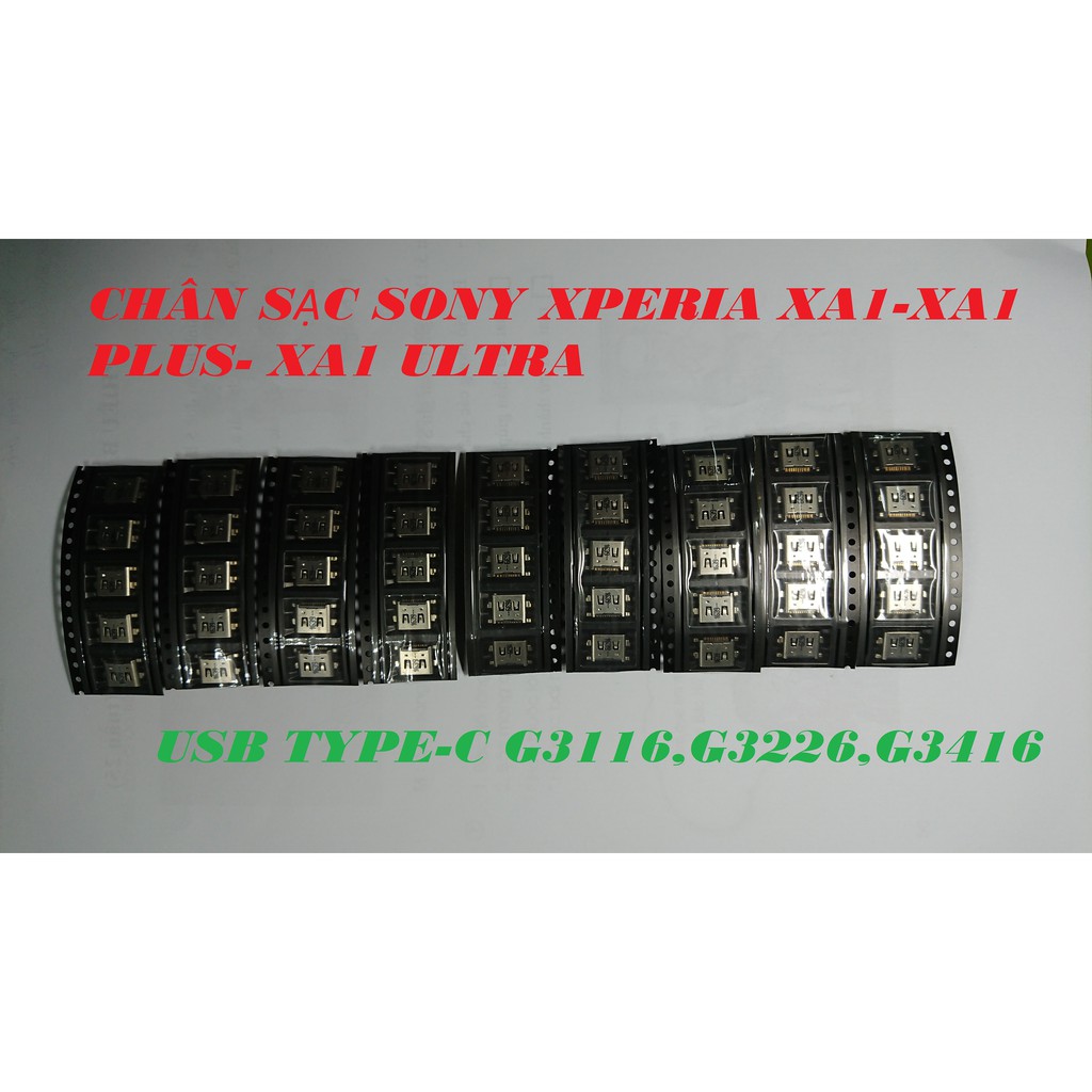 CHÂN SẠC, USB CONNECTOR, SUB BOARD SONY XPERIA XA1,XA1 PLUS,XA1 ULTRA -G3116,G3416,G3226