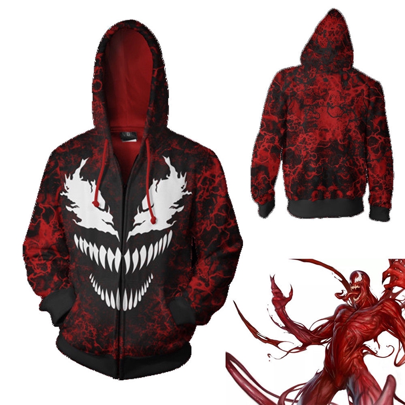 Áo Khoác Hoodie Hóa Trang Nhân Vật Venom Người Nhện | BigBuy360 - bigbuy360.vn