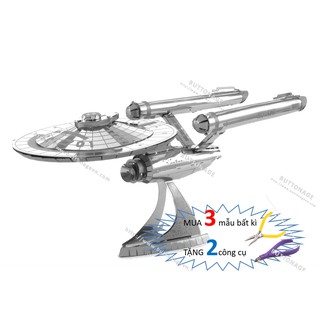 Mô Hình Lắp Ghép kim Loại 3D Phi Thuyền USS Enterprise (NCC-1701)
