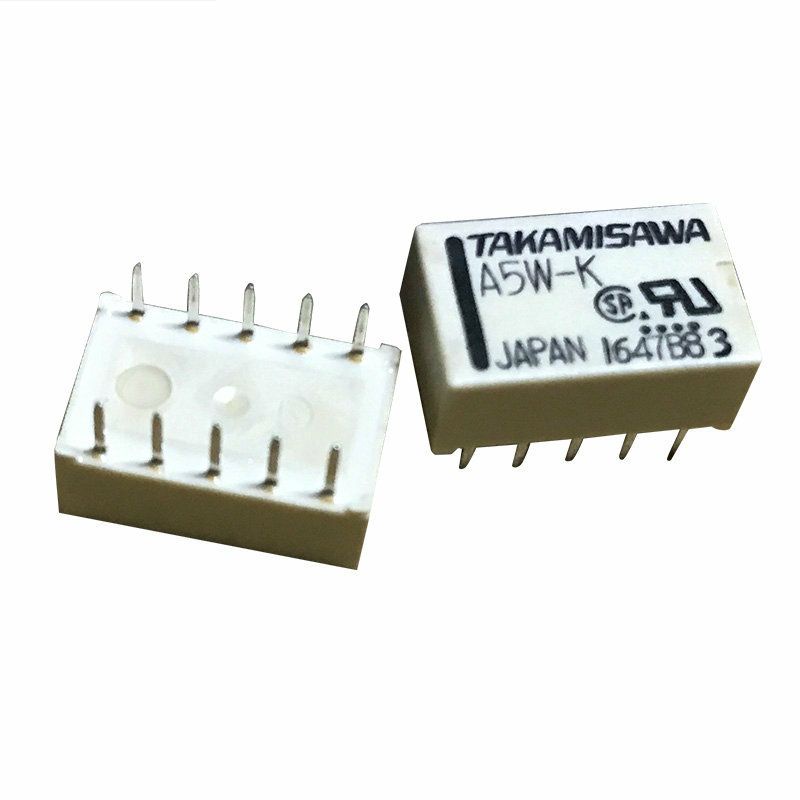 Rơle Mini A5W-K A12W-K A24W-K 10 chân TAKAMISAWA