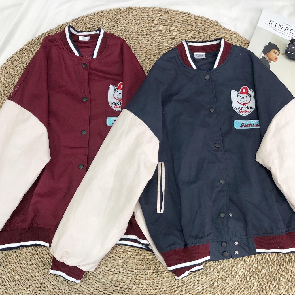 Áo khoác bomber bóng chày cực chất