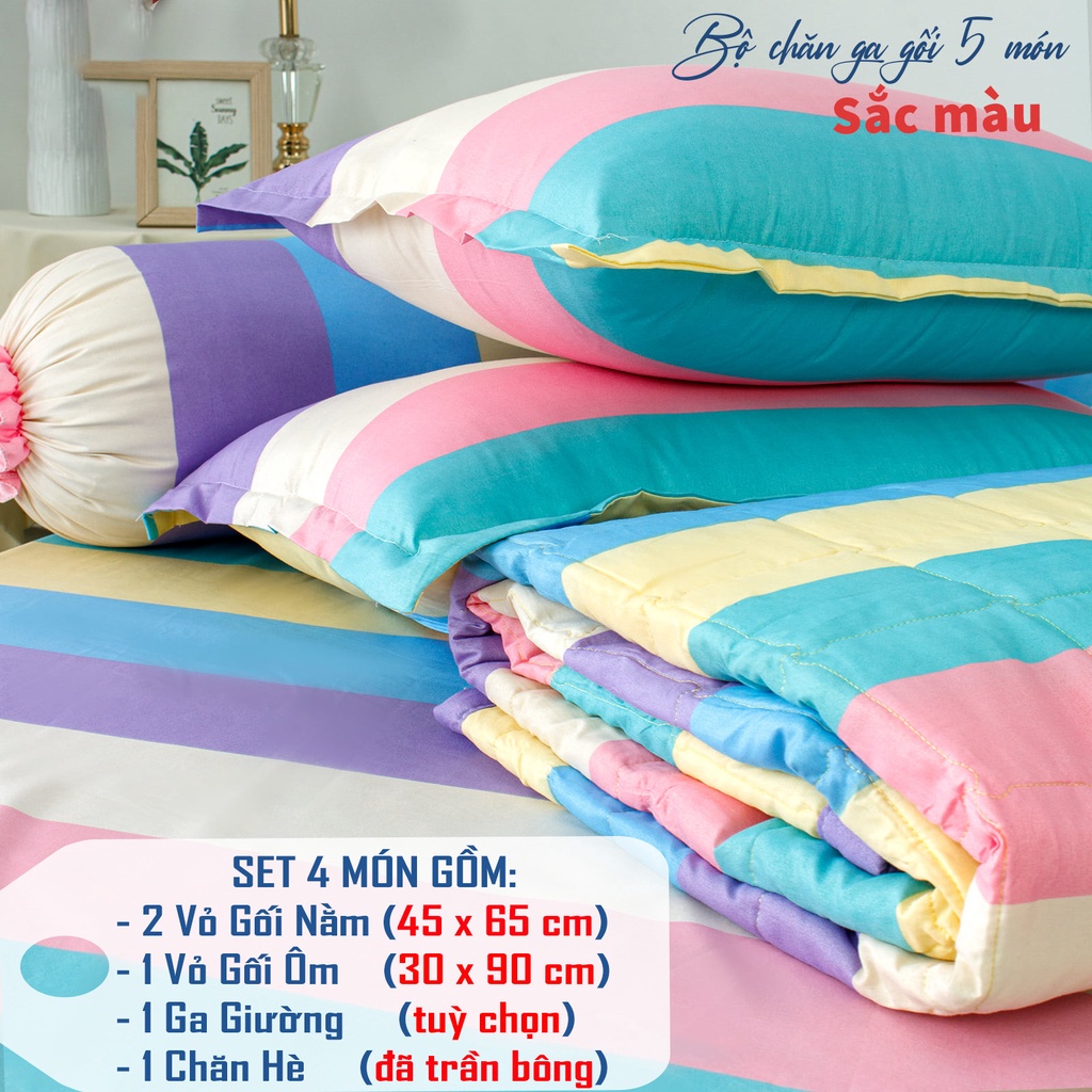 Bộ chăn ga gối đệm 5 món Otama Bedding drap giường cưới cotton poly bộ ga giường caro đẹp cute hình thú hàn quốc cao cấp | BigBuy360 - bigbuy360.vn