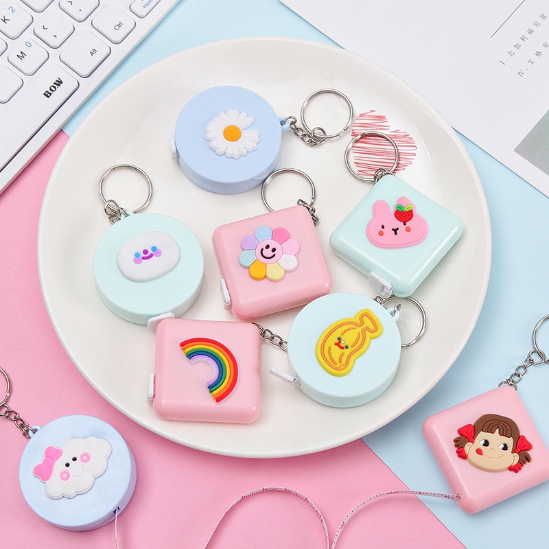 1 Thước Dây mini 1.5m Họa Tiết Hoạt Hình Dễ Thương