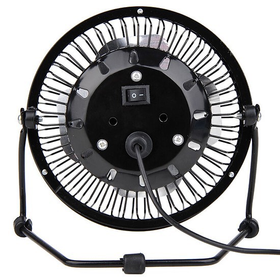 Quạt USB Mini Fan Lồng Sắt 4 inches Cầm Tay Cho Dã Ngoại (Màu Ngẫu Nhiên)