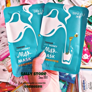 MẶT NẠ SỮA BÒ TENDER HONEY MILK MASK BINGJU