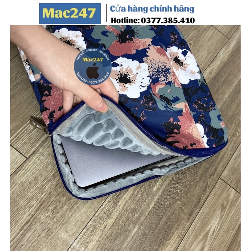 (KINMAC) Túi chống sốc đựng Laptop Macbook, surface kèm quay xách tay tiện dụng size 12/13/14/15/16inch