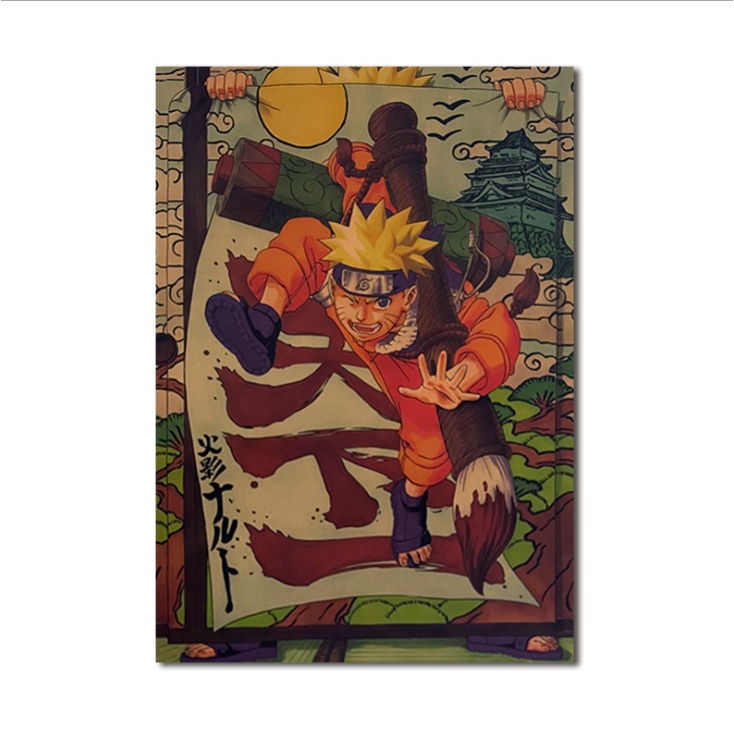 Tranh treo tường trang trí hình các nhân vật trong Naruto