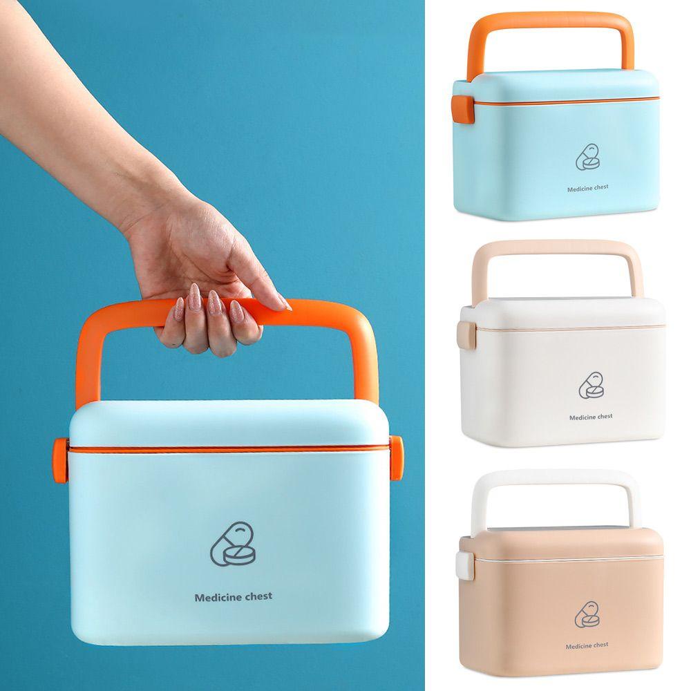 JUNE Hộp Đựng Thuốc Cỡ Lớn Nhiều Tầng Đa Năng Cho Gia Đình