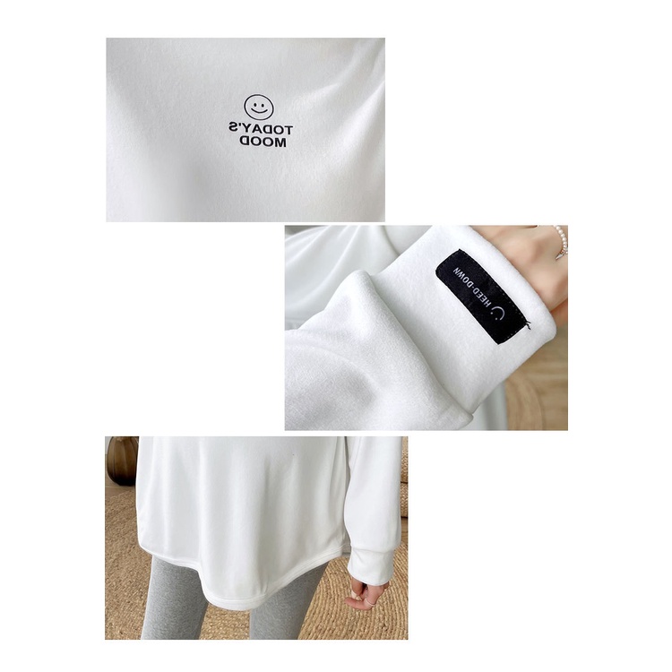 Áo Nỉ Bầu Dài Tay Mùa Đông Siêu ẤM AB281