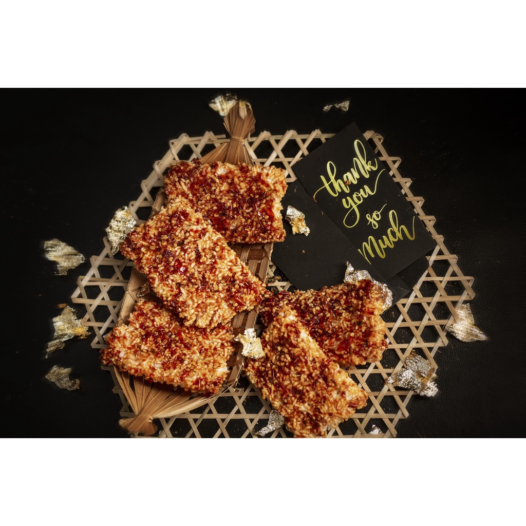 Cơm Cháy Rốp gạo lứt sốt mắm ớt loại 80 gram