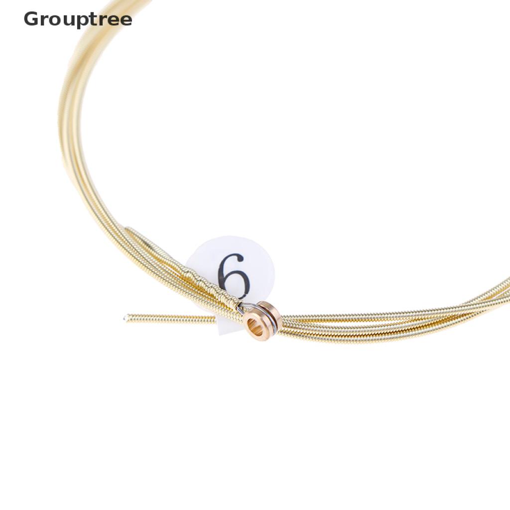 1 Set 6 Dây Đàn Guitar Bằng Thép Mạ Niken