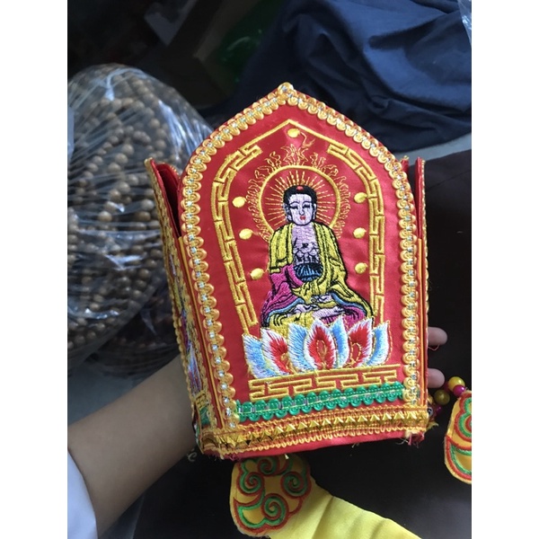 MŨ LIÊN HOA DÀNH CHO SƯ THẦY VÀ CÁC PHẬT TỬ ĐI LỄ VÀ CÚNG GIƯỜNG