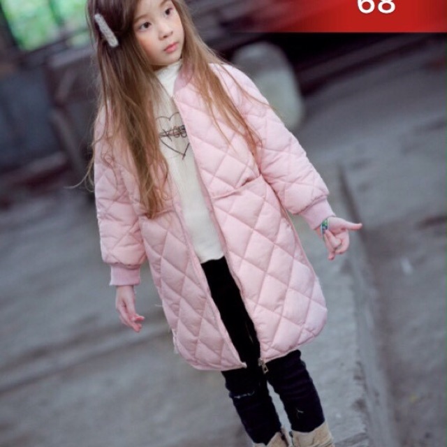 Áo khoác phao dài bg