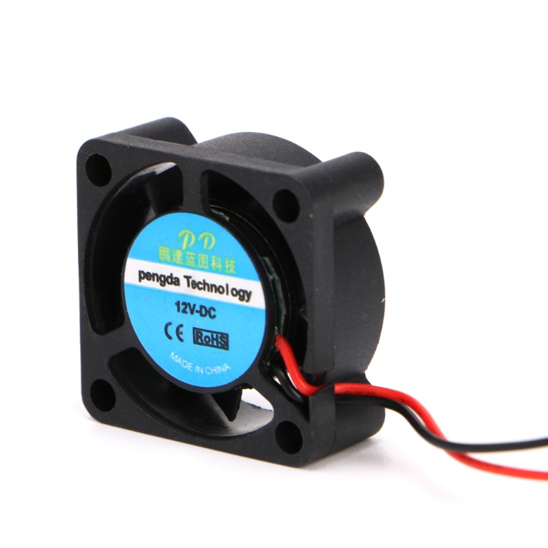 Quạt tản nhiệt DC 12V 25 * 25 * 10mm 2-dây dành cho máy in 3D