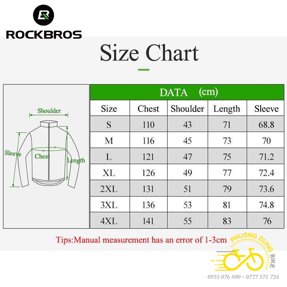 Áo khoác gió đi xe đạp ROCKBROS