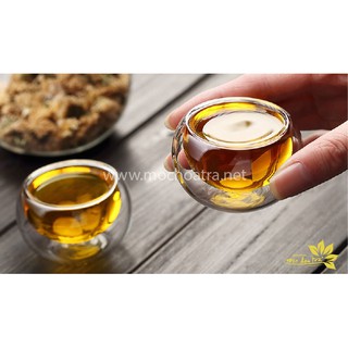 LY THỦY TINH 2 LỚP - 6 CÁI/HỘP