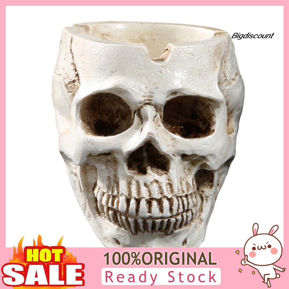 Gạt tàn thuốc hình đầu lâu phong cách halloween độc đáo dùng để trang trí
