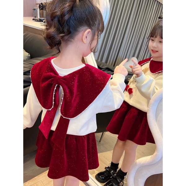 Sét áo thỏ cvay nhung