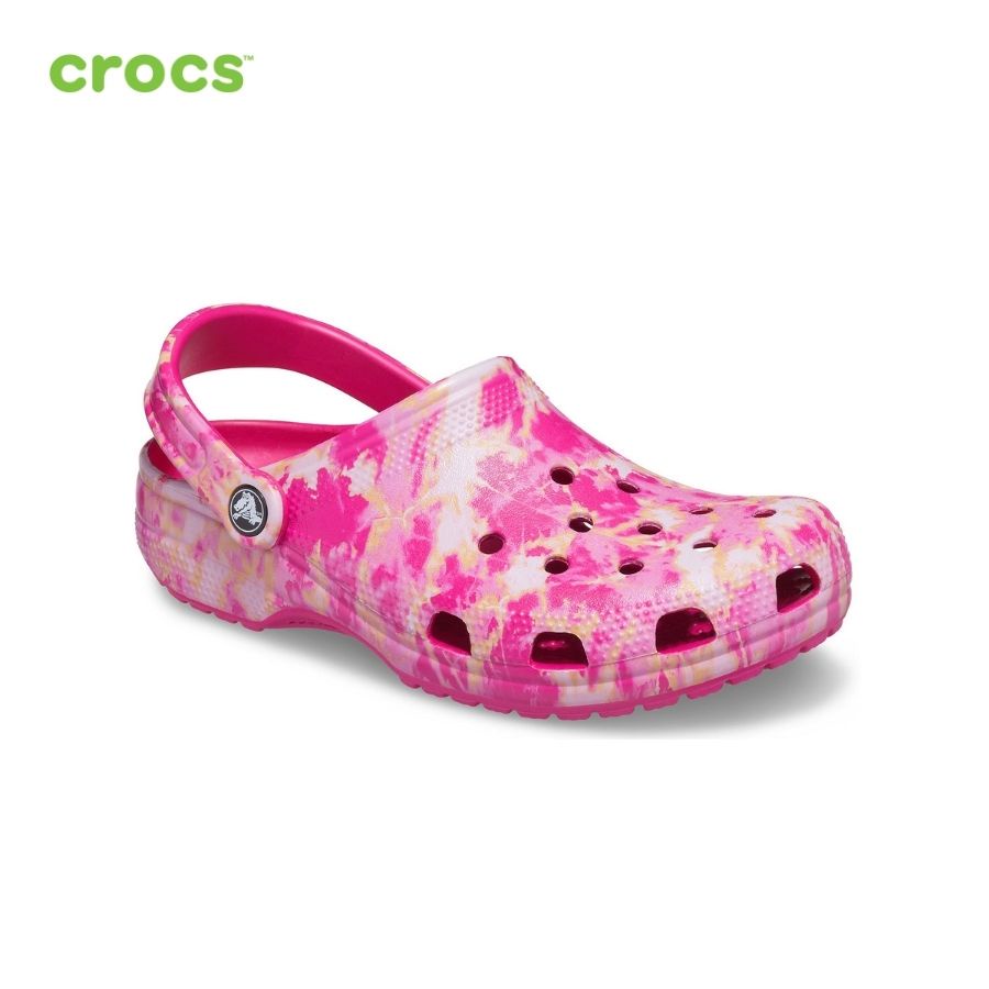 Giày lười clog unisex Crocs Bleach Dye - 207326-6X0