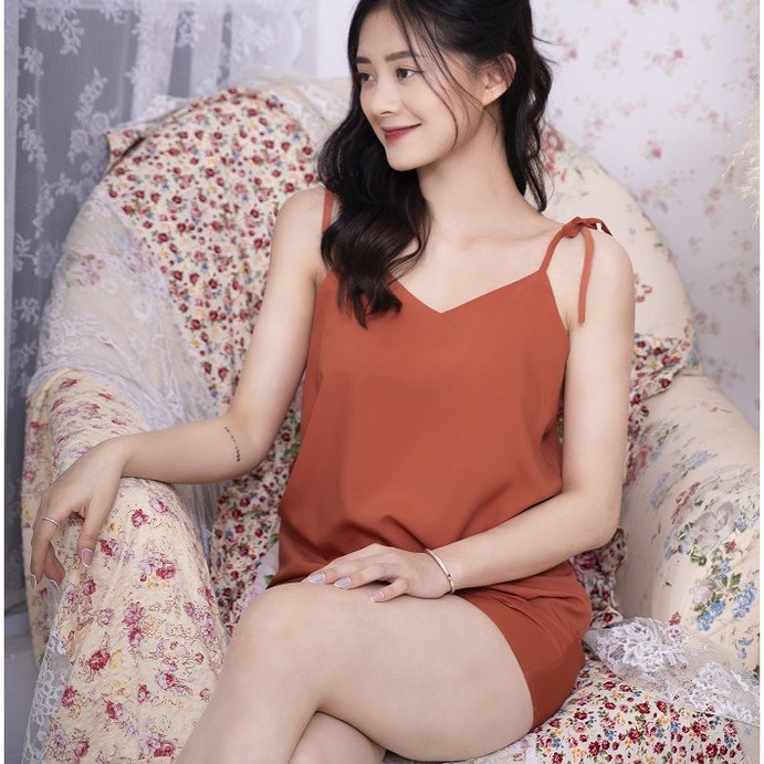 Đồ bộ ngủ nữ mùa hè lụa giấy siêu thoáng, mát mẻ | BigBuy360 - bigbuy360.vn