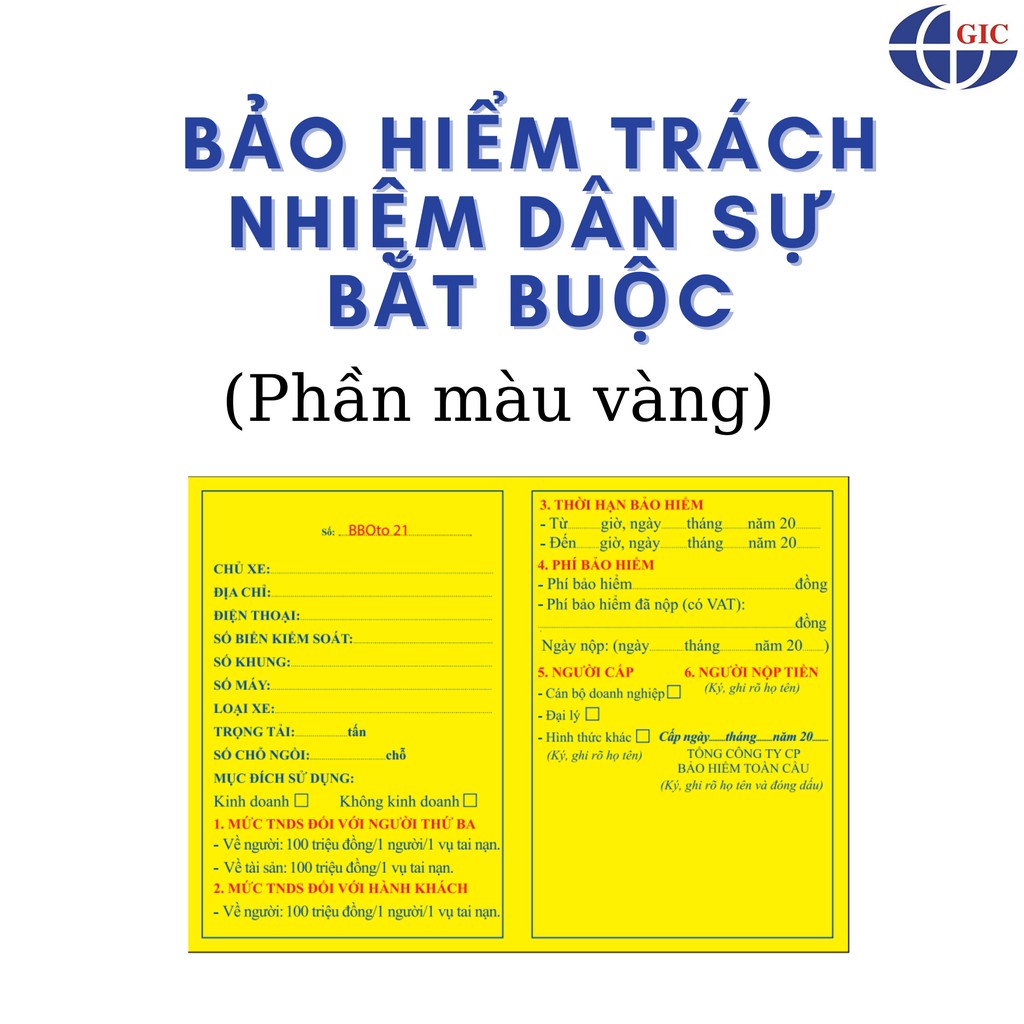 TOÀN QUỐC [Voucher giấy] Bảo Hiểm Bắt Buộc Trách Nhiệm Dân Sự Xe Ô Tô