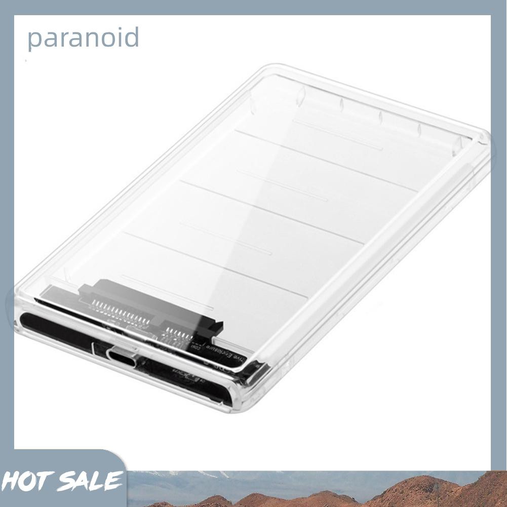 Hộp Đựng Ổ Cứng Ngoài Paranoid 2.5 inch Loại C Sang SATA HDD SSD | BigBuy360 - bigbuy360.vn