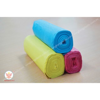 Combo 6 lốc túi rác tự phân hủy sinh học 3 màu - nhiều size