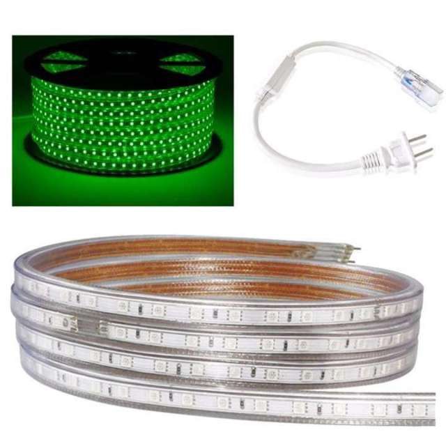 Bộ 10m đèn Led dây trang trí 5050/220V + Tặng 1 đầu nối dây nguồn | BigBuy360 - bigbuy360.vn