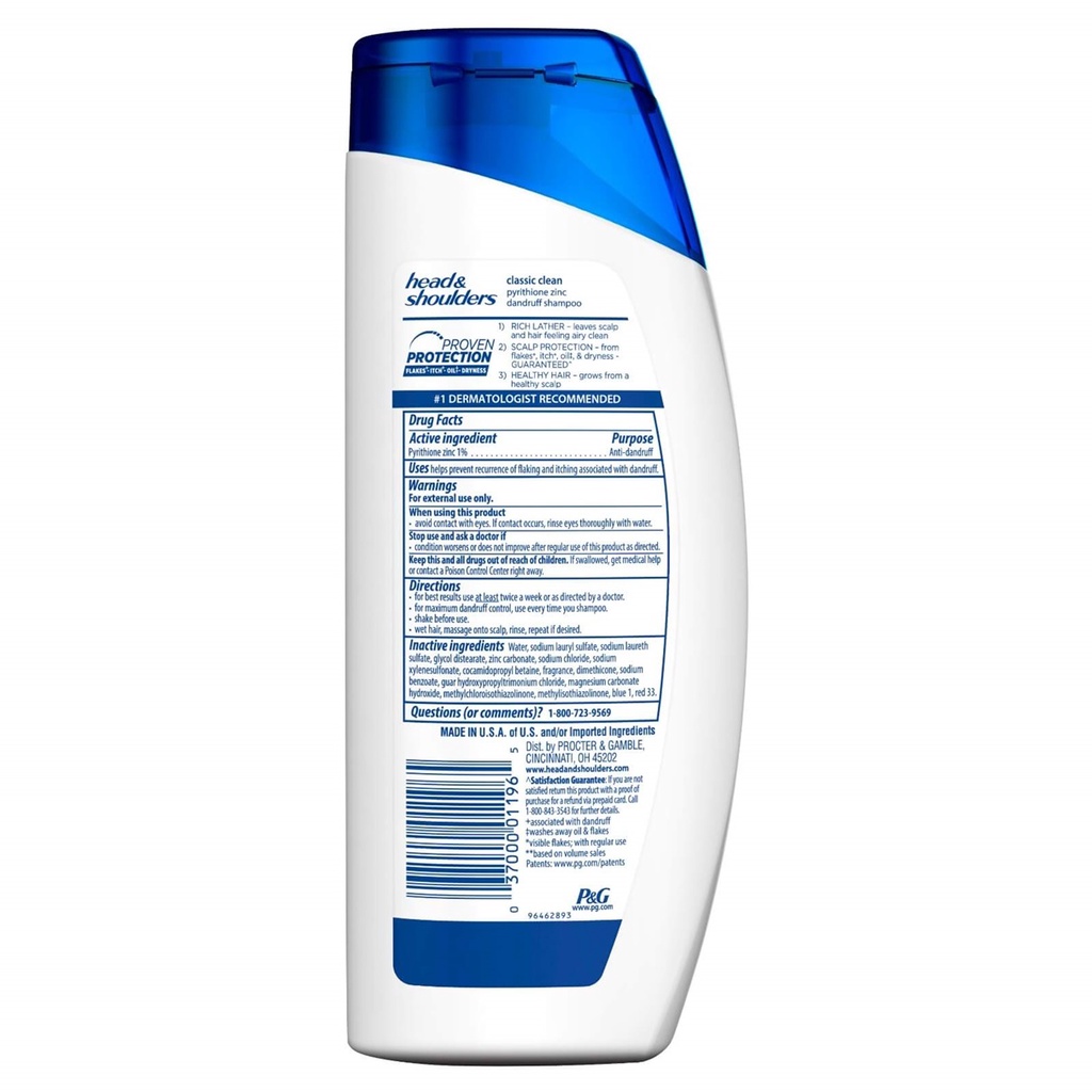 Dầu Gội Head&amp;Shoulders Mỹ nhiều mùi hương 700ml