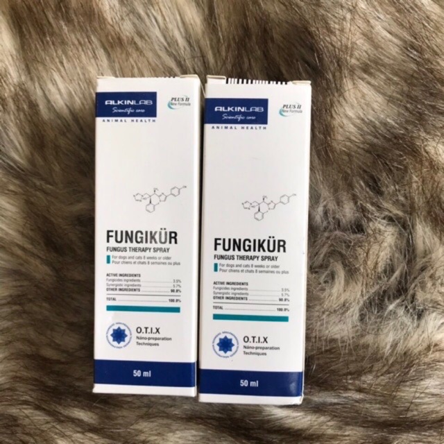 Fungikur dạng xịt - dùng khi chó mèo có nấm
