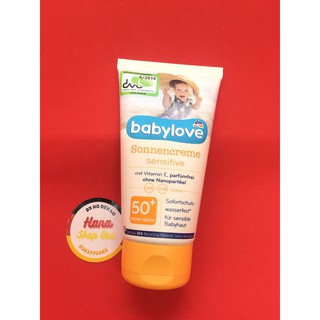 Kem chống nắng Baby Love cho bé da nhay cảm 75g