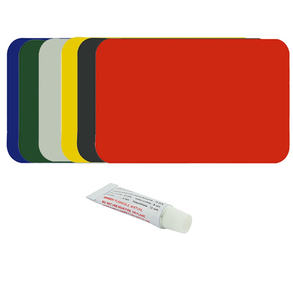 Bộ Dụng Cụ Sửa Chữa Thuyền Kayak Bơm Hơi Bằng Nhựa PVC 185*125mm O 07 mu4V58