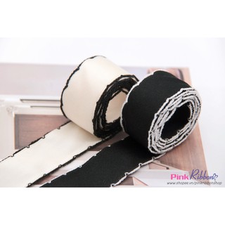 Lụa mờ thêu viền bô đê 25-38mm, nguyên liệu thủ công phụ liệu may mặc, phụ kiện tóc