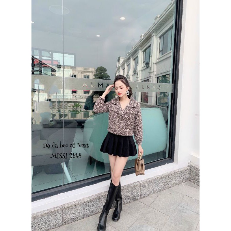 Áo khoác lông báo cổ vest | BigBuy360 - bigbuy360.vn