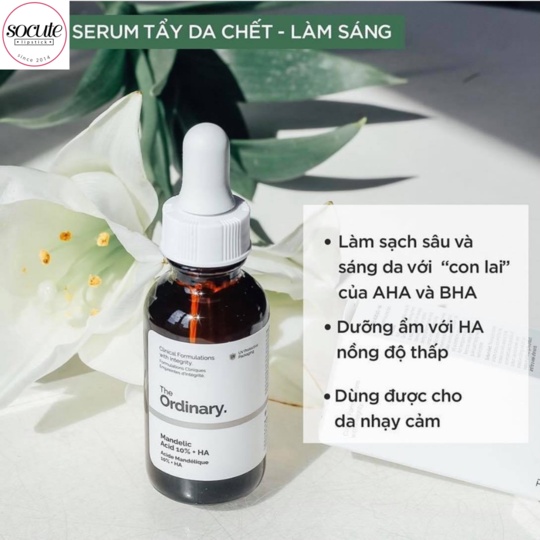 Serum tẩy da chết hoá học The Ordinary Mandelic Acid 10% + HA 30ml