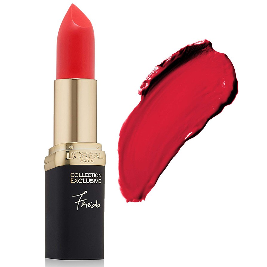 Son môi authentic L'oreal Paris Cosmetics Colour Riche Collection Exclusive 405 Freida's Red 0,13oz (Mỹ)