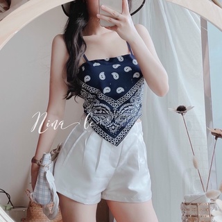 🍄🍁 Set áo yếm khăn thổ cẩm 🌸🌼