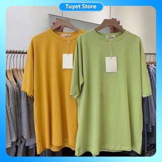 [SALE SỐC] Áo phông trơn FREESIZE form rộng chất cotton mặc cực mát và thoải mái