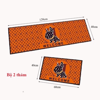 Combo 2 thảm trải sàn bếp
