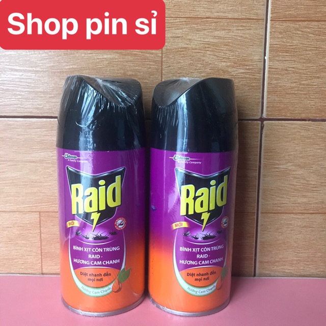Bình xịt côn trùng raid 300ml