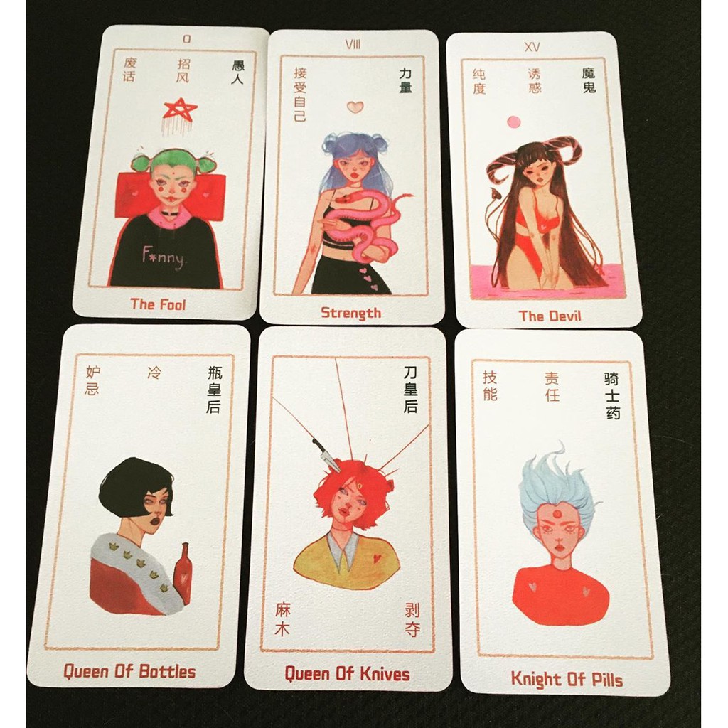 Bộ Bài Pink Pain Tarot   - Bài Gốc Authentic Chính Hãng 100%