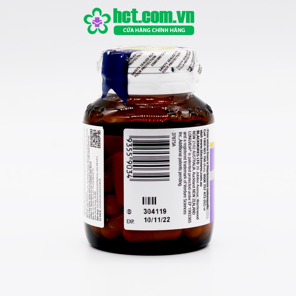 Viên Uống Bổ Não Blackmores Brain Active Lọ 30 Viên