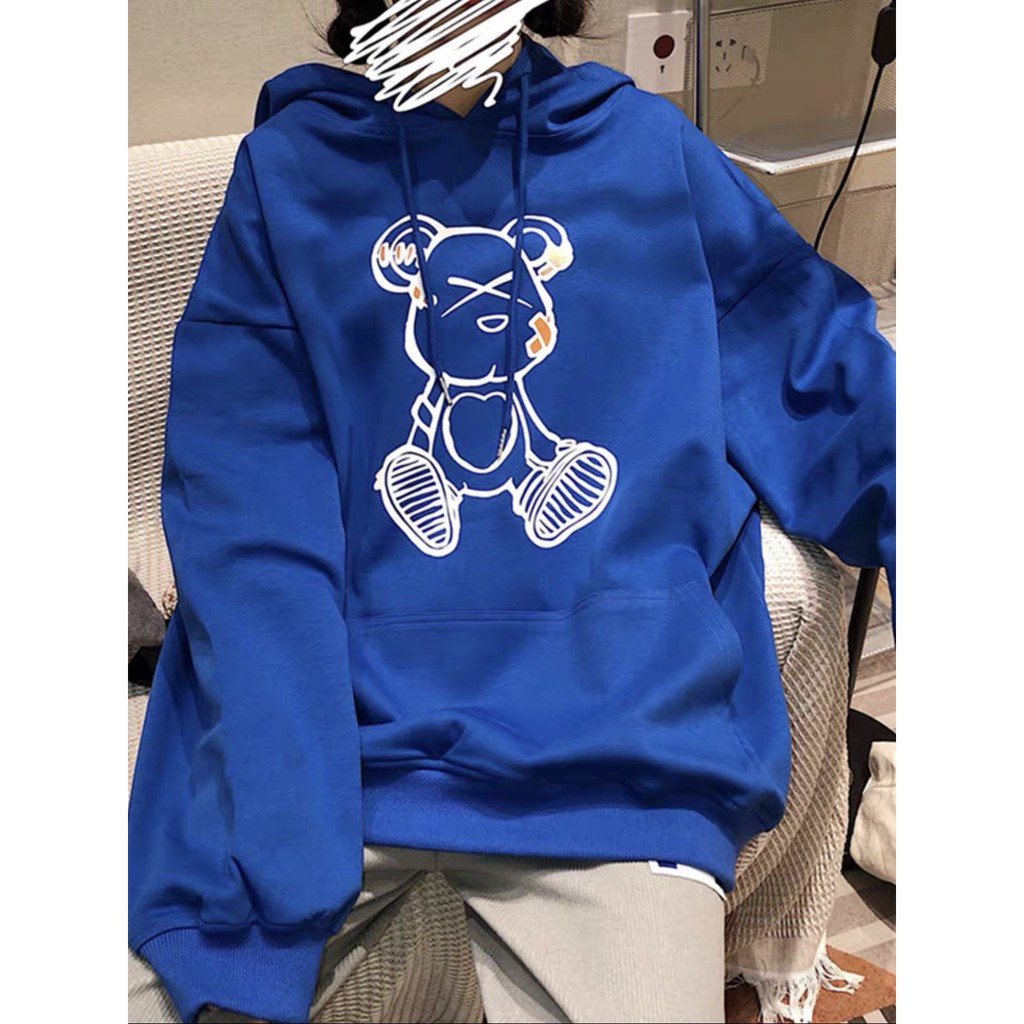 Mẫu Mới 2021) Áo Hoodie Gấu Sơn Có Mũ Nam Nữ Chất Nỉ Bông Dày Dặn Form Rộng Unisex- Áo Nỉ Nam Nữ Ulzzang Hoạ Tiết | BigBuy360 - bigbuy360.vn
