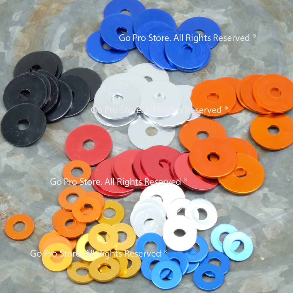 Lông Đền Nhôm Màu Lỗ 6MM (6 LY) Gắng Xe Máy VT1K