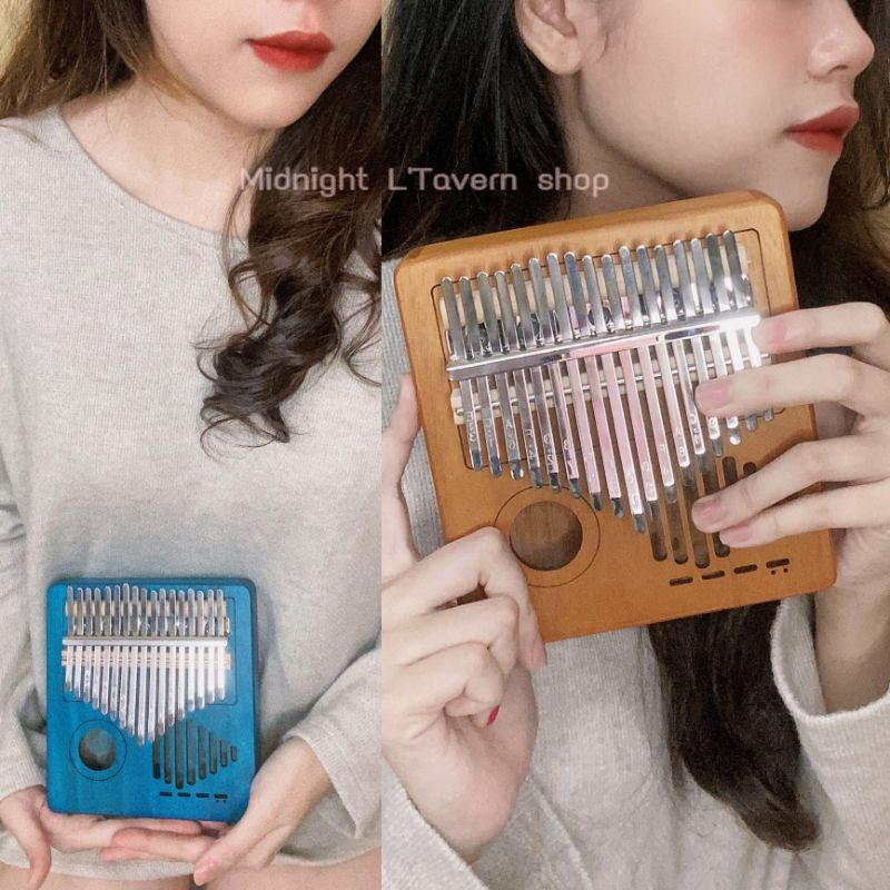 Kalimba 17 phím Vintage hộp vuông