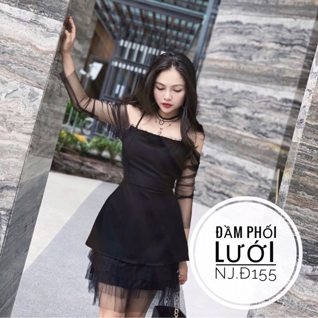 ĐẦM BIGSIZE phối tay lưới 60-80kg